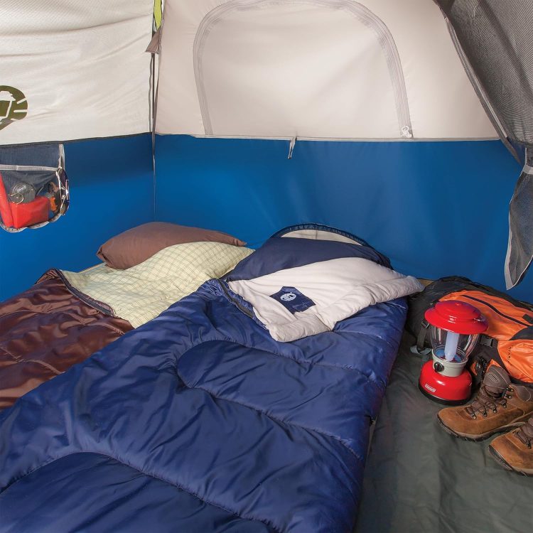 Coleman Brazos 20/30°F Adult Cool-Weather Sleeping Bag with No-Snag Zipper & Stuff Sack, Machine Washable, Great for Camping, Traveling, Guests, & More - Image 5